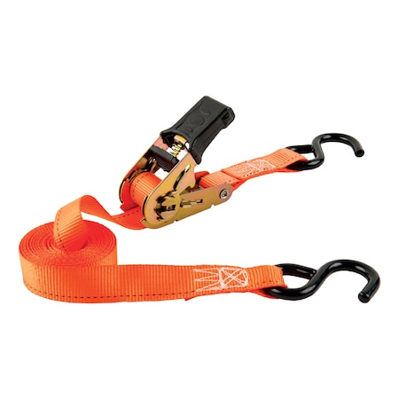 Keeper Keeper 1 in. W X 13 ft. L Black/Orange Ratchet Tie Down Strap 400 lb 1 pk 89513